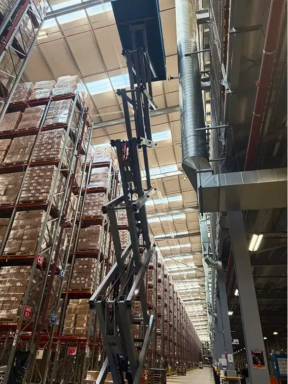 High Level Service Page Warehouse with multiple boxes